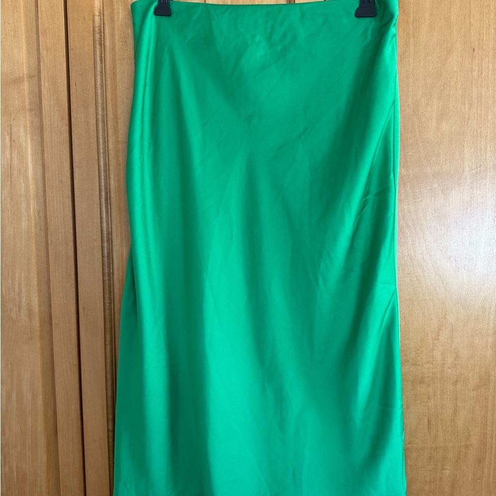 J. Crew Vibrant Green Pencil Skirt